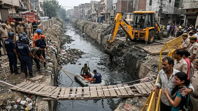जसोला नाले में गिरे बच्चे का चौथे दिन मिला शव, 4 दिन चला रेस्क्यू ऑपरेशन