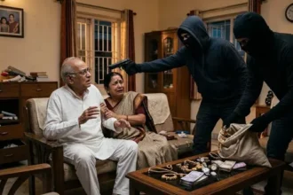 दिल्ली में बुजुर्ग दंपती को बंधक बनाकर 1 करोड़ से अधिक की लूट, घर के जानकार पर शक