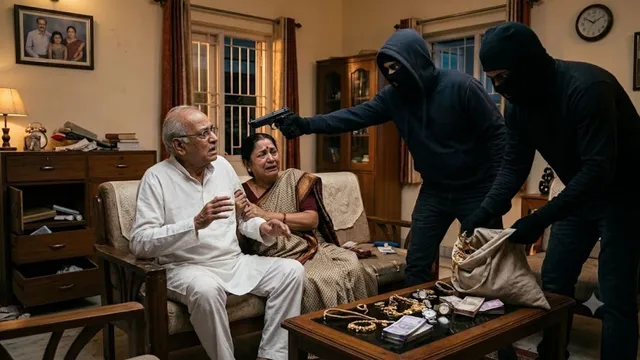 दिल्ली में बुजुर्ग दंपती को बंधक बनाकर 1 करोड़ से अधिक की लूट, घर के जानकार पर शक