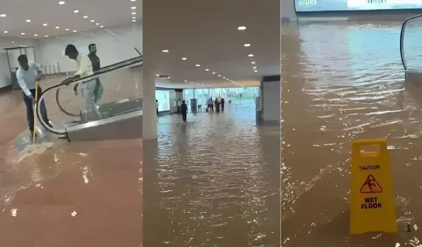 जेवर एयरपोर्ट के अंडरपास में जलभराव का खुलासा, मिट्टी ने जाम किया ड्रेनेज सिस्टम