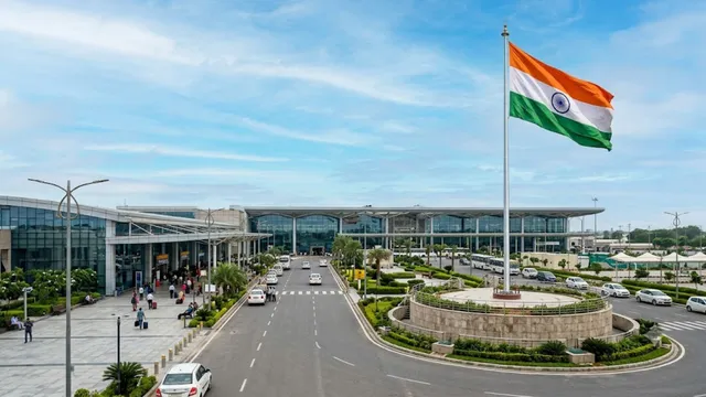 नोएडा इंटरनेशनल एयरपोर्ट की नई पहचान, टर्मिनल पर दिखेगा 100 फीट ऊंचा विशाल तिरंगा