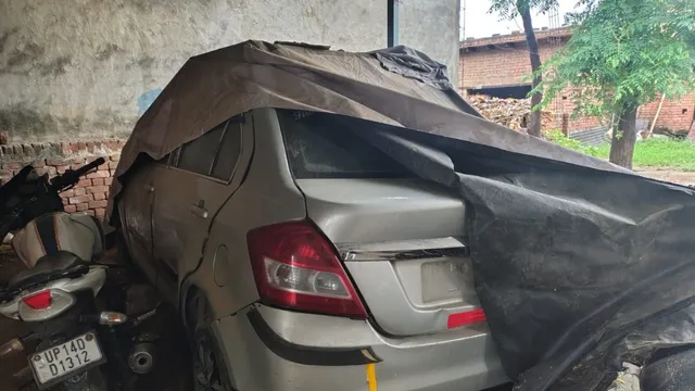 कार चोरी का फर्जी मुकदमा, बीमा क्लेम की तैयारी; हापुड़ में रिश्तेदार के घर छिपाई थी गाड़ी