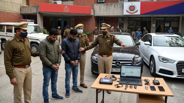 दिल्ली क्राइम ब्रांच का बड़ा खुलासा, अंतरराज्यीय वाहन चोर गिरोह के दो सदस्य गिरफ्तार