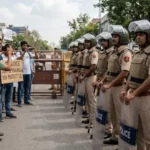 प्रदर्शन के दौरान संयम बरतें पुलिसकर्मी, कैमरों में ‘विलेन’ न बनें: IB की गाइडलाइन