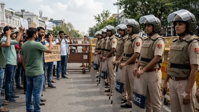 प्रदर्शन के दौरान संयम बरतें पुलिसकर्मी, कैमरों में ‘विलेन’ न बनें: IB की गाइडलाइन