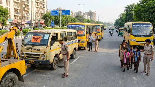 नोएडा में स्कूली वाहनों पर बड़ा एक्शन, अनफिट बसें होंगी जब्त; ड्राइवरों के लाइसेंस भी रद