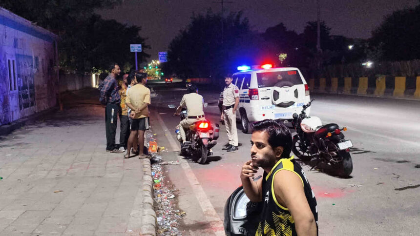 विवेक विहार में गणेश विसर्जन यात्रा के दौरान बवाल: कस्तूरबा नगर अंडरपास पर हवाई फायरिंग से हड़कंप