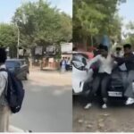 ग्रेटर नोएडा में कार वाला 5 स्‍टूडेंट्स को टक्‍कर मार हुआ फरार, कॉलेज के सामने हुई घटना में एक छात्र घायल