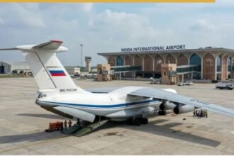 नोएडा एयरपोर्ट पर उतरा रूस का मिलिट्री विमान IL-76, क्या है इस लैंडिंग का राज, प्लेन में कौन था सवार?