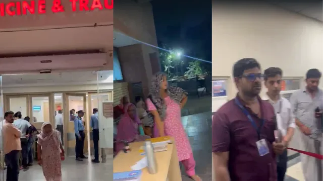 ग्रेटर नोएडा के शारदा अस्पताल में महिला की मौत पर हंगामा, परिजनों ने लगाया लापरवाही का आरोप