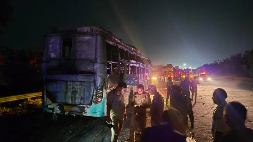 जलने की बदबू आने पर यात्रियों ने टोका फिर भी नहीं रोकी बस, ड्राइवर बोला- मरना है तो मरो, नहीं रोकेंगे