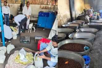 दिल्ली में त्योहारों से पहले बड़ा एक्शन: निहाल विहार और मोरी गेट खोया मंडी में छापेमारी, 922 किलो सड़ा खोया और छेना नष्ट