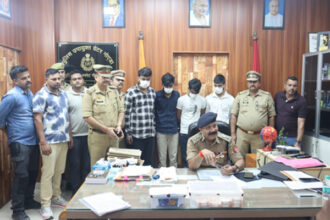 जाली करेंसी के साथ चार आरोपी गिरफ्तार, 1.84 लाख रुपए के नकली नोट बरामद