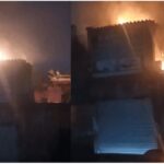 गाजियाबाद: शालीमार गार्डन के विक्रम एन्क्लेव में कार वर्कशॉप के गैराज में लगी भीषण आग, मची अफरा-तफरी