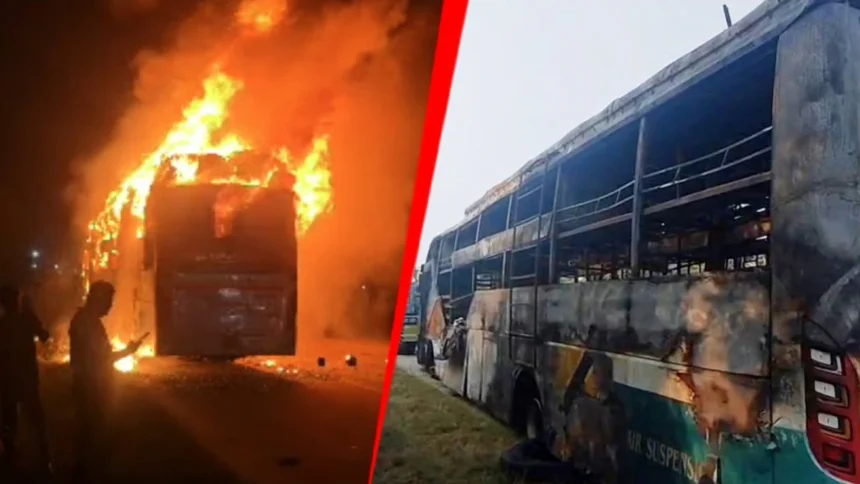 ‘चालान काटो, चलने दो’: एक्सप्रेसवे पर जली बस के थे 18 चालान, फिर भी बेधड़क दौड़ती रही चलती-फिरती ‘चिता’